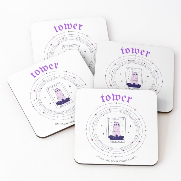Item preview, Tarot Card The Tower designed and sold by MonochromeEcho.