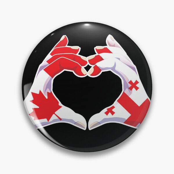 Item preview, Georgia Georgian Canadian Canada Love Heart Peace designed and sold by FlagX.
