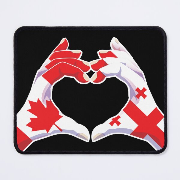 Item preview, Georgia Georgian Canadian Canada Love Heart Peace designed and sold by FlagX.