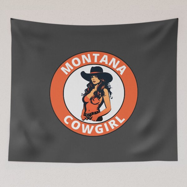 Item preview, Montana Cowgirl (transparent logo design) 02 designed and sold by Gilby-Designs.