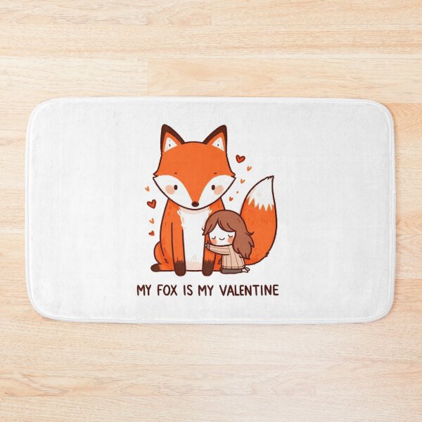 Item preview, My Fox Is My Valentine designed and sold by LemuellTrends.