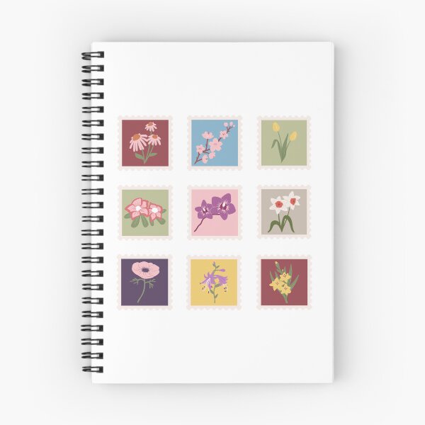 Item preview, Floral Medley Stamp Set 2 designed and sold by koodoodles.