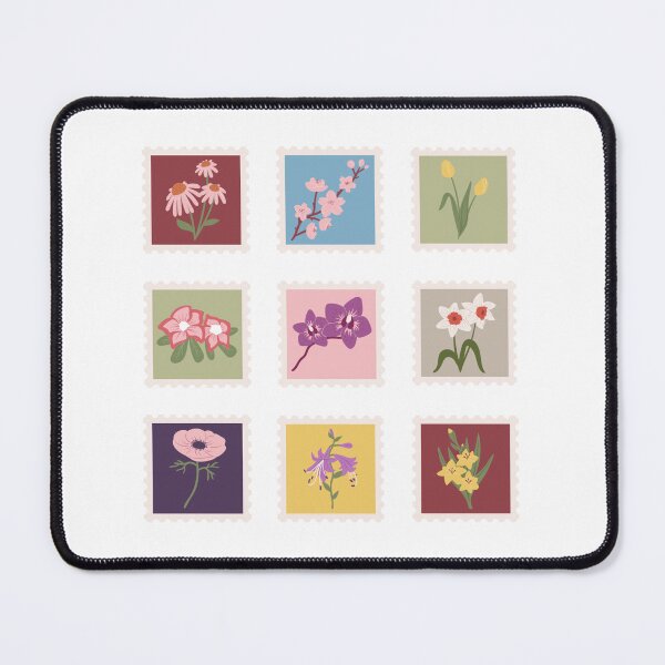 Item preview, Floral Medley Stamp Set 2 designed and sold by koodoodles.