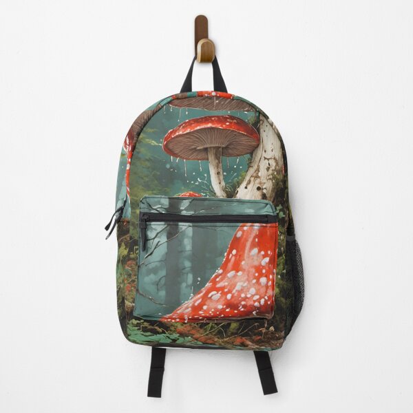 Item preview, Mystical Amanita Symphony - Red Mushroom designed and sold by fluidwatercolor.