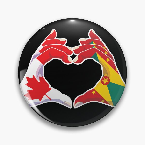 Item preview, Grenada Grenadian Canadian Canada Love Heart Peace designed and sold by FlagX.