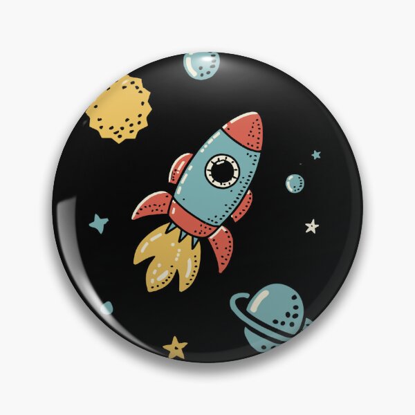 Item preview, Rocket in Space designed and sold by Psycho-Crazy.