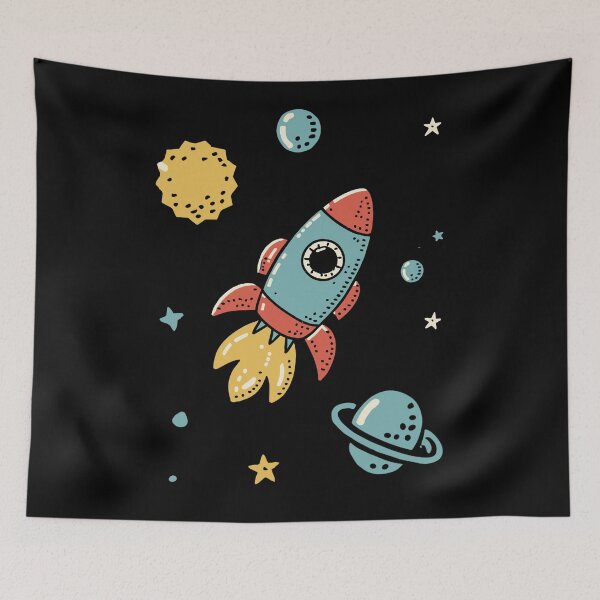 Item preview, Rocket in Space designed and sold by Psycho-Crazy.