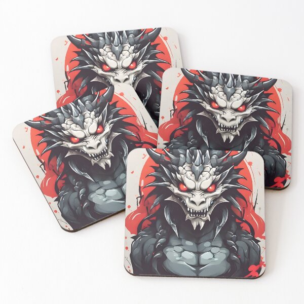 Item preview, Rising Inferno: Japanese Demon Dragon designed and sold by WAUZ.