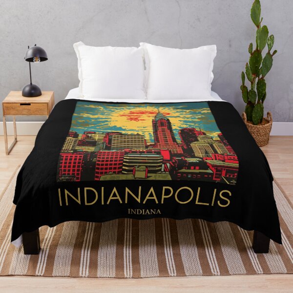Item preview, A Pop Art Travel Print of Indianapolis - Indiana designed and sold by StudioRedKoala.