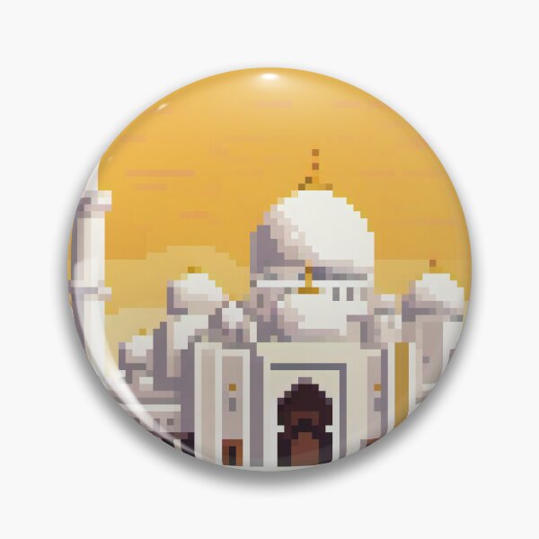 Item preview, Sheikh Zayed Grand Mosque, Abu Dhabi, UAE, Pixel Art designed and sold by Pixelartshirt.
