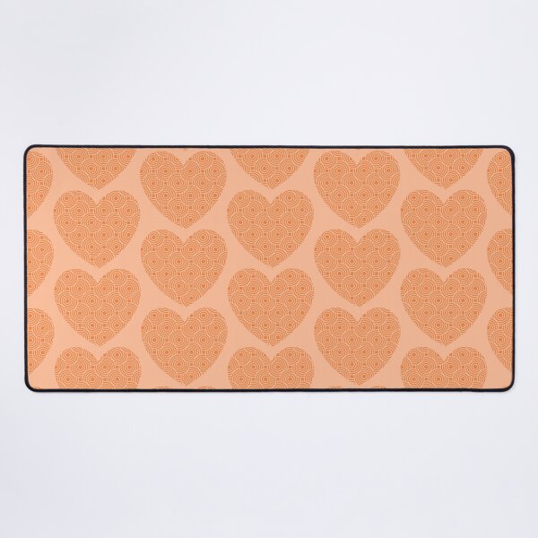 Item preview, Heart in concentric circles, peach color designed and sold by ElenaHrubes.