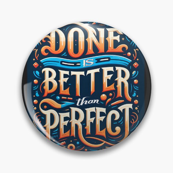 Item preview, Done is better than perfect, typography designed and sold by maxmaj.