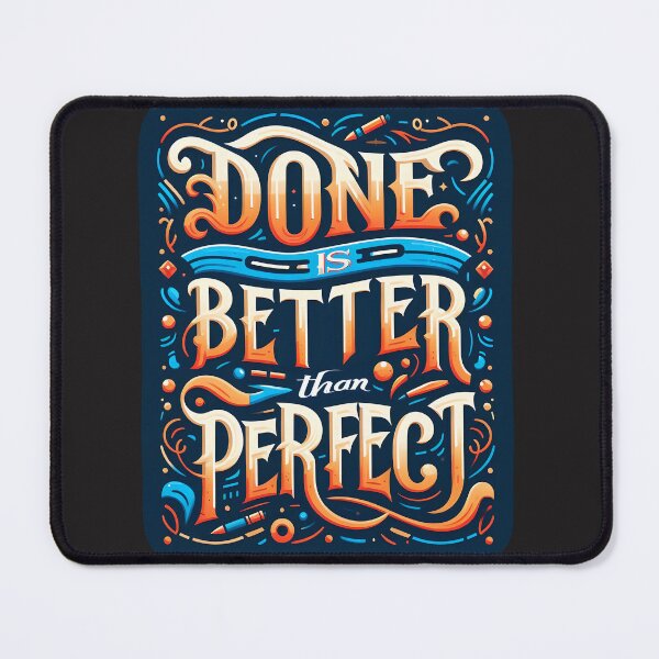 Item preview, Done is better than perfect, typography designed and sold by maxmaj.