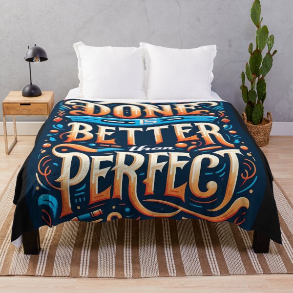 Item preview, Done is better than perfect, typography designed and sold by maxmaj.