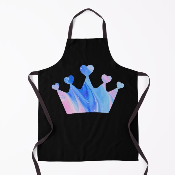 Item preview, Pretty Pastel Glitter Queen of Hearts Marble Pink Blue designed and sold by staysalty.