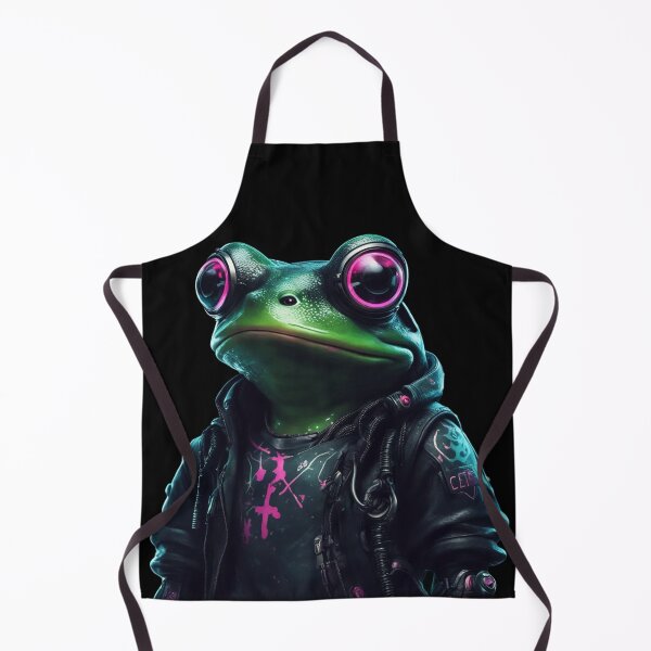 Item preview, Cyberpunk Frog, Urban Amphibian, Kawaii Cute designed and sold by Burn-Ego.