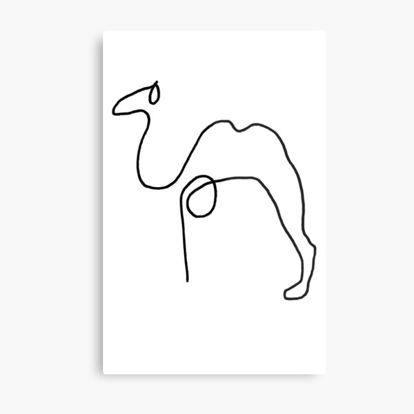 Item preview, Minimalistic Camel Drawing designed and sold by Andy Cunningham Designs.
