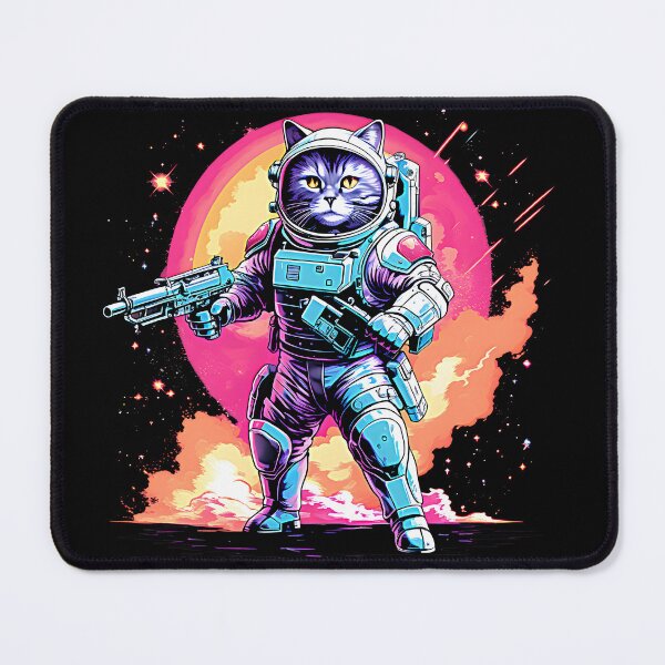 Item preview, Interstellar Feline Defender: Laser Whiskers designed and sold by WarpWorks.