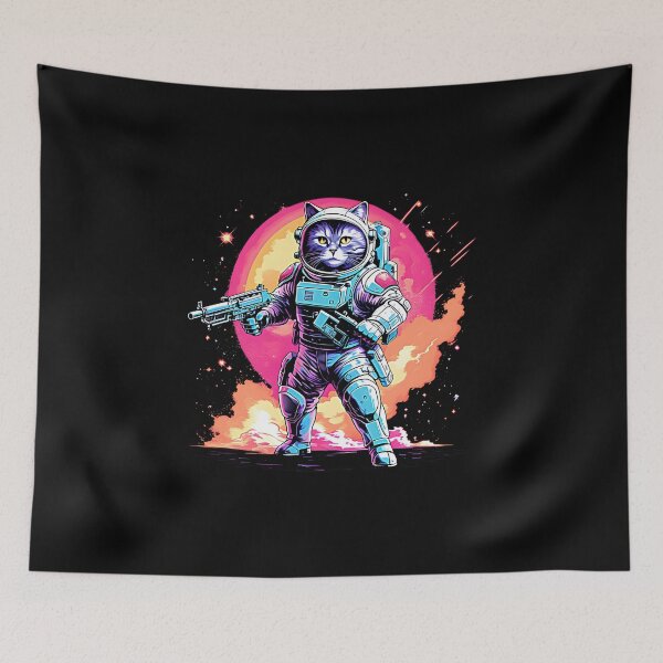 Item preview, Interstellar Feline Defender: Laser Whiskers designed and sold by WarpWorks.