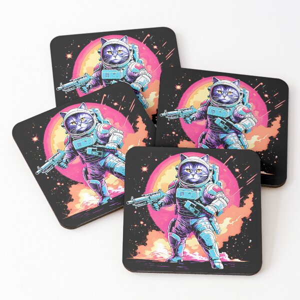 Item preview, Interstellar Feline Defender: Laser Whiskers designed and sold by WarpWorks.