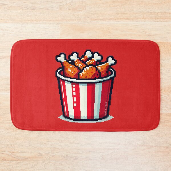 Item preview, Bucket of chicken - Pixel Art designed and sold by PickledjoArt.