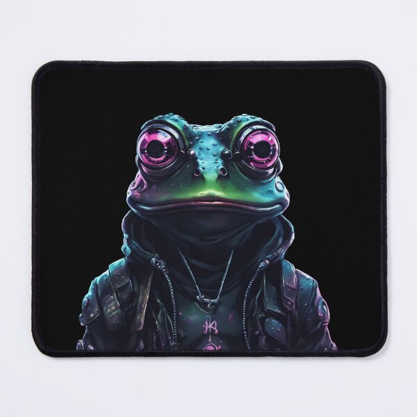 Item preview, Cyberpunk Frog, Amphibian Gangster, Kawaii Cute designed and sold by Burn-Ego.