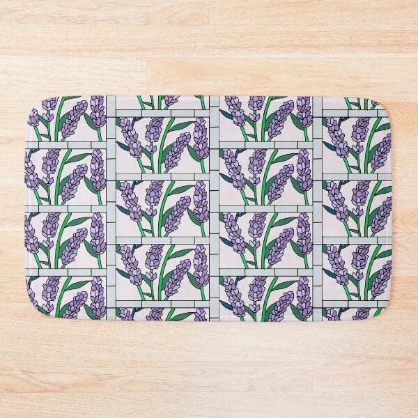 Item preview, Lavender stained glass window  designed and sold by AbigailHerman.