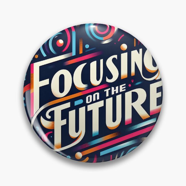 Item preview, Focusing on the future, typography designed and sold by maxmaj.