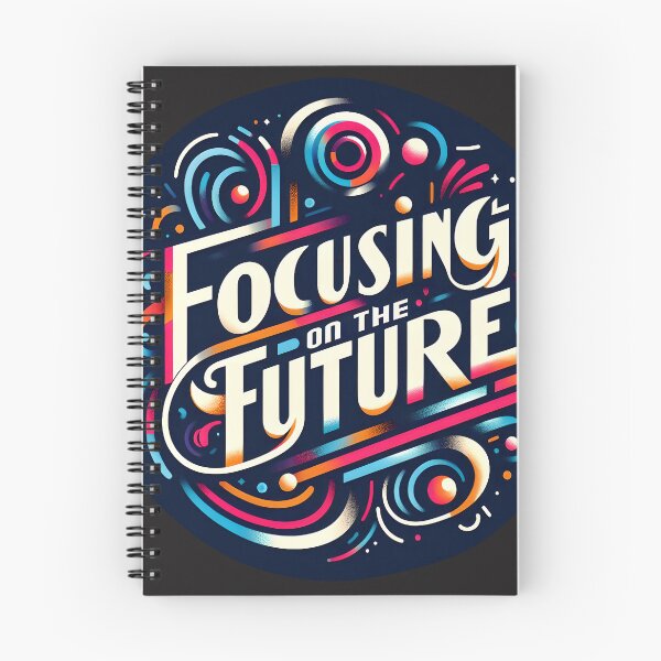 Item preview, Focusing on the future, typography designed and sold by maxmaj.