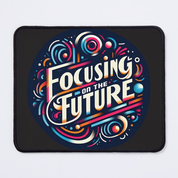 Item preview, Focusing on the future, typography designed and sold by maxmaj.