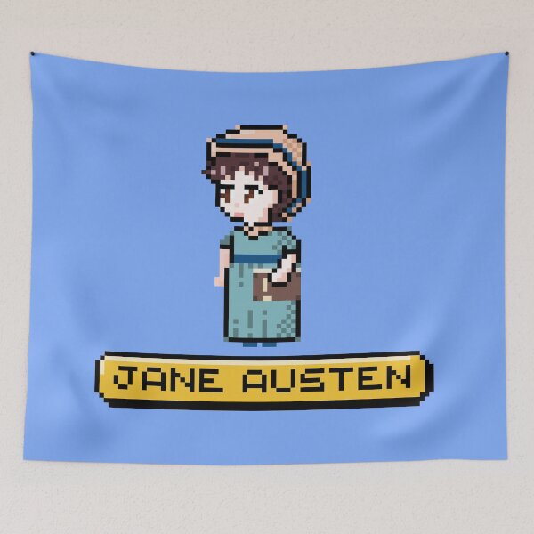 Item preview, Cute Jane Austen Pixel Art Design designed and sold by MariOyama.