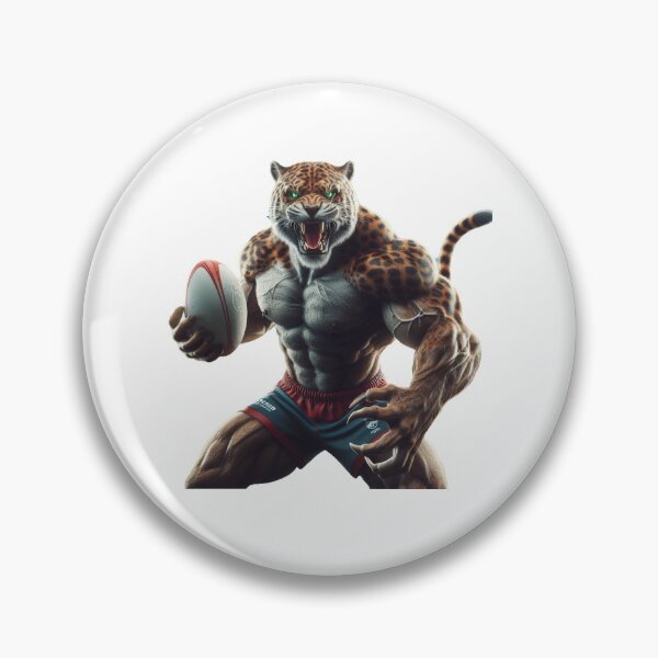 Item preview, Jaguar rugby player designed and sold by SpendieSellers.
