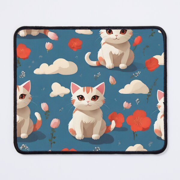 Item preview, Floral Whiskers: Little Cat Blooms designed and sold by WAUZ.