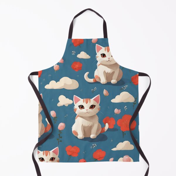 Item preview, Floral Whiskers: Little Cat Blooms designed and sold by WAUZ.