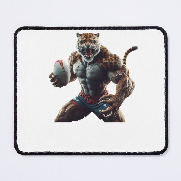 Item preview, Jaguar rugby player designed and sold by SpendieSellers.