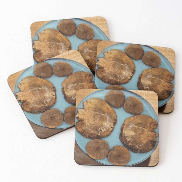 Item preview, Wood pieces in epoxy layers designed and sold by Dr. Gabriella Korosi.