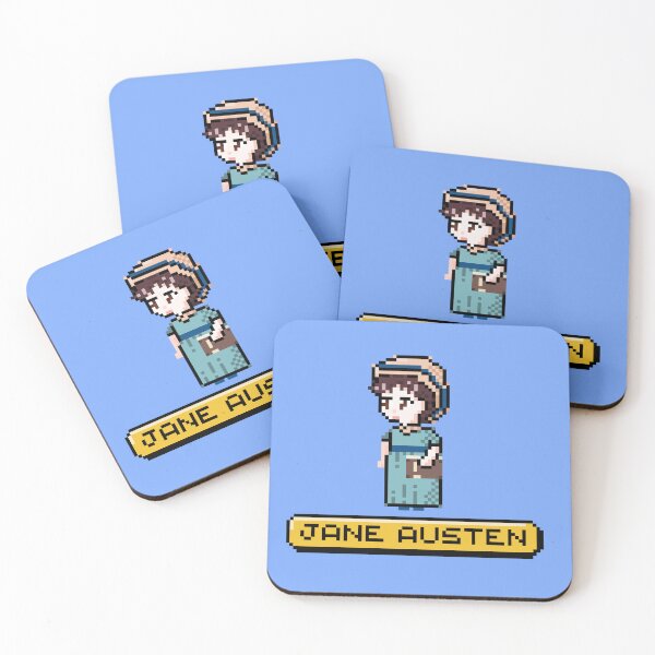 Item preview, Cute Jane Austen Pixel Art Design designed and sold by MariOyama.