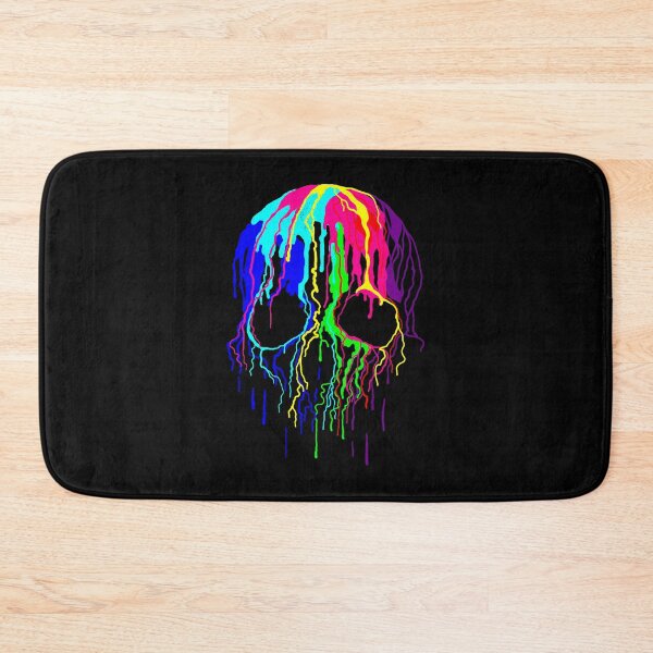 Item preview, rainbow dripping paint Skull drip designed and sold by Gossip Rag.