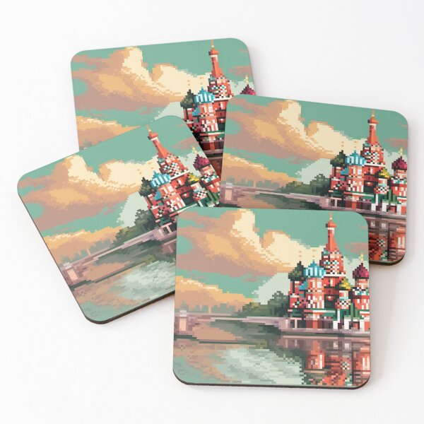 Item preview, St. Basil's Cathedral, Moscow, Russia - Pixel Art designed and sold by Pixelartshirt.
