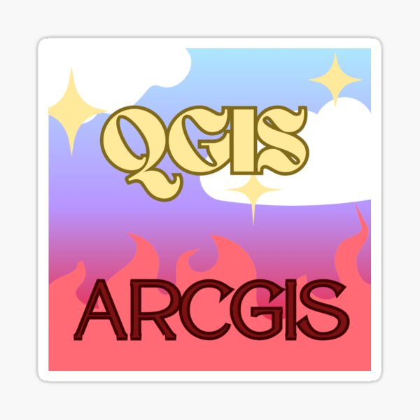 Item preview, GIS sticker designed and sold by issrasy.