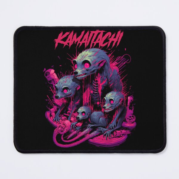 Item preview, Kamaitachi Synthwave Cyberpunk designed and sold by GlitchGrotesque.