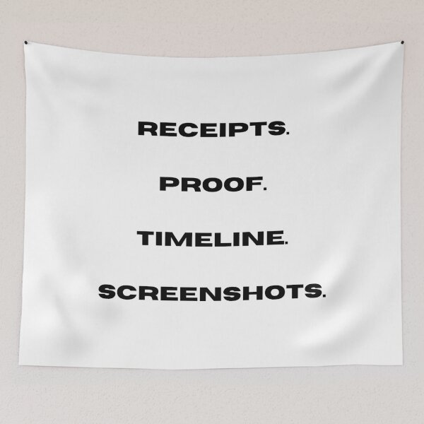 Item preview, RECEIPTS PROOF TIMELINE SCREENSHOTS  designed and sold by DesignedByRHB.