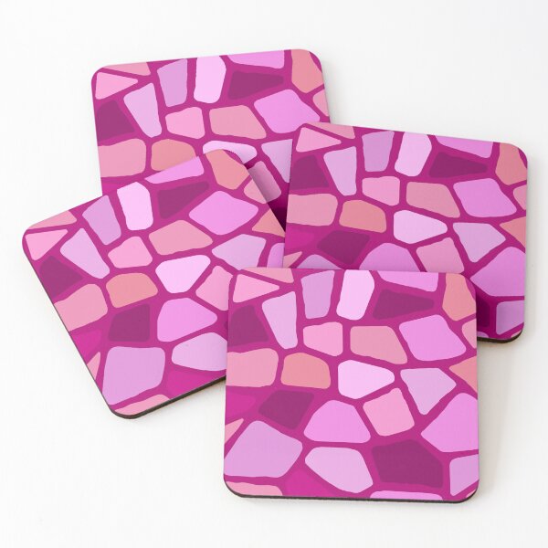 Item preview, Bright Pinks Mosaic wallpaper tile pattern designed and sold by Sharilea.