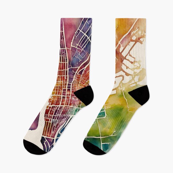 Item preview, Copy of New York City Street Map Watercolor designed and sold by Modern-Tropical.