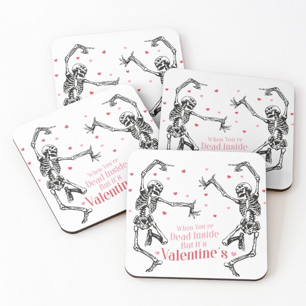 Item preview, Dancing Skeletons Valentine designed and sold by TrickstersTrove.