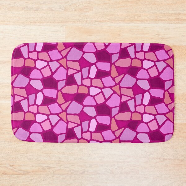 Item preview, Bright Pinks Mosaic wallpaper tile pattern designed and sold by Sharilea.