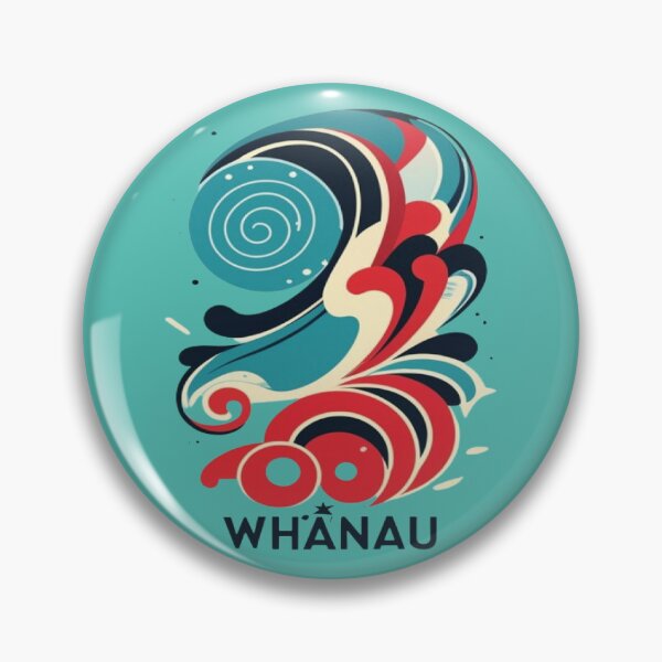 Item preview, Whānau, Waves, NZ Flag, Family designed and sold by UrbanGraphixs.