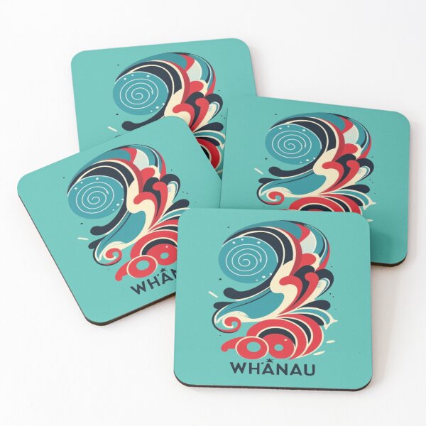 Item preview, Whānau, Waves, NZ Flag, Family designed and sold by UrbanGraphixs.