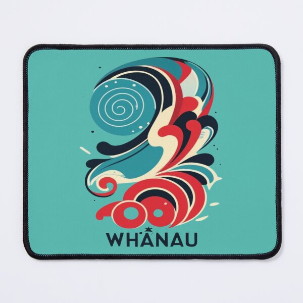 Item preview, Whānau, Waves, NZ Flag, Family designed and sold by UrbanGraphixs.