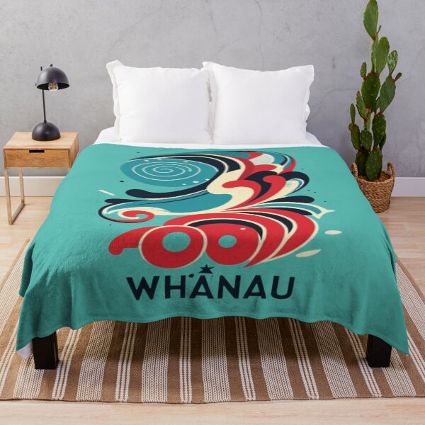 Item preview, Whānau, Waves, NZ Flag, Family designed and sold by UrbanGraphixs.
